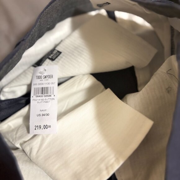 Todd Snyder Hemp Suit. Altered, with tags - Picture 5 of 11